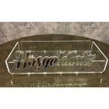 Unique Touch Şeffaf Pleksi Tepsi Küçük Boy,sunum Servis Tepsisi, Hoşgeldiniz Yazılı Tepsi 30X16X5CM - Gümüş
