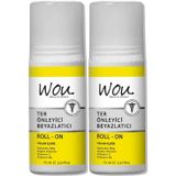 Unique Wou World Of Unique Roll-On Unisex Deodorant 75ML Ter Önleyici Beyazlatıcı (2 Li Set)