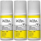 Unique Wou World Of Unique Roll-On Unisex Deodorant 75ML Ter Önleyici Beyazlatıcı (3 Lü Set)
