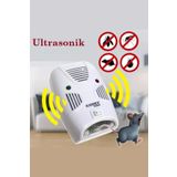 Uniquem Ultrasonik Endüstriyel Üretim Tesisleri için 10 Adet Fare Haşere Kovucu Set Quad XLF103