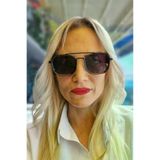Uniquetrenders ALMR-404 Unisex Simon Geometrik Vintage Punk Model Güneş Gözlüğü