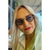 Uniquetrenders ALMR-419 Kadın April Altıgen Punk Retro Model Güneş Gözlüğü