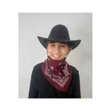 Uniquetrenders Çocuk Unisex 8 - 14 Yaş Süet Kovboy Şapkası