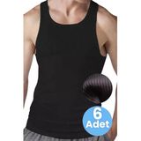 Uniquetrenders Erkek Pamuklu Kaşkorse Atlet 6 Adet