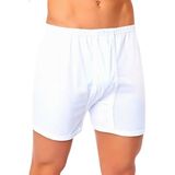 Uniquetrenders Erkek Rahat Kesim Paçalı Pamuklu Külot Boxer 6'lı Set - Beyaz - 2XL