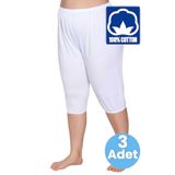 Uniquetrenders Kadın %100 Pamuklu Kısa Pijama 3'lü Paçalı Don SHY-10