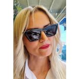 Uniquetrenders Kadın Clara Vintage Cat Eye Model Güneş Gözlüğü ALMR-4321