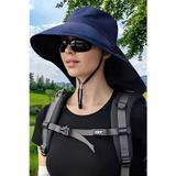 Uniquetrenders Kadın Güneş Korumalı Geniş Siperli Şapka Outdoor Şapka Plaj Şapkası Lacivert Standart