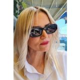 Uniquetrenders Kadın Julia Dikdörtgen Kalın Çerçeveli Vintage Model Güneş Gözlüğü ALMR-002