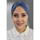 Uniquetrenders Kadın Lüks Sandy Kumaş Bağlamalı Pileli Tesettür Bone