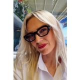 Uniquetrenders Kadın Paula Mavi Işık Korumalı Dinlendirici Cat Eye Model Ekran Gözlüğü