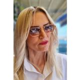 Uniquetrenders Kadın Raina Dikdörtgen Vintage Model Güneş Gözlüğü ALMR-901