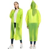 Uniquetrenders Kadın Rüzgar Geçirmez Kapüşonlu Yağmurluk Eva Yağmurluk Neon Yeşil Standart