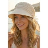 Uniquetrenders Kadın Safari Bağlamalı Siperli Bandana Plaj Şapkası - Standart - Bej