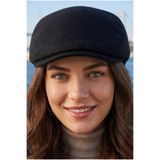Uniquetrenders Kadın Siperlikli London Stil Kaşe Kasket Şapka
