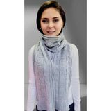 Uniquetrenders Kadın Triko Örgü Atkı Gri 20x170 cm