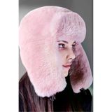 Uniquetrenders KAL8055 Kadın Peluş Kalpak Pilot Şapka