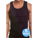 Uniquetrenders MA-0037 Erkek Pamuklu Kaşkorse Atlet 6 Adet