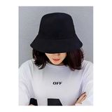Uniquetrenders Siyah Kova Şapka Balıkçı Şapka Bucket Hat