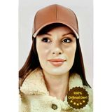 Uniquetrenders TYC667A993B1FBC009 Unisex %100 Deri Arkadan Ayarlanabilir Kep Şapka