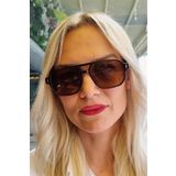 Uniquetrenders Unisex Berlin Retro Kare Model Güneş Gözlüğü ALMR-1234