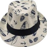 Uniquetrenders Unisex Çocuk 8 12 Yaş Hasır Fötr Şapka Ekru