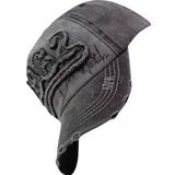 Uniquetrenders Unisex Pamuklu 1962 Eskitme Kep Şapka Füme - Gri Standart