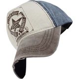 Uniquetrenders Unisex Pamuklu Authentic Eskitme Kep Şapka Füme - Lacivert Standart