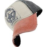 Uniquetrenders Unisex Pamuklu Authentic Eskitme Kep Şapka Kırmızı - Füme Standart