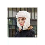 Uniquetrenders Unisex Peluş Kalpak Pilot Şapka