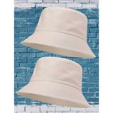 Uniquetrenders Unisex Uv Korumalı Pamuku Bucket Şapka Bej - Bej