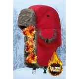 Uniquetrenders UTK1122333 Unisex Termal Peluş Kürklü Pilot Şapka