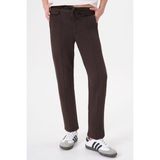 Uniqvibe Organik Pamuklu Kahverengi Kadın Sweatpant