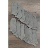 Unisex 12 Çift Yazlık Kaliteli Bambu Patik Çorap Dikişsiz