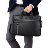 Unisex 14 inç Evrak Ve Laptop Çantası (Siyah)