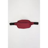 Unisex 2 Bölmeli Bordo Omuz ve Bel Çantası