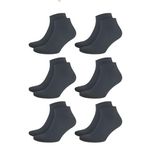 Unisex 6 Çift Füme Patik Çorap Kısa- Kadın Çorap Yazlık Bambu, Bambu Erkek Çorap, Bambu Çorap Erkek (40-44)
