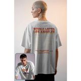 Unisex Ac Dc Whole Lotta Rosie Pwrd Up Sırt Baskılı Tişört, Oversize Rock Band Temalı T-Shirt - 2XL - Beyaz