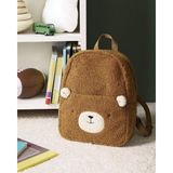 Unisex Ayıcıklı - Bear Sırt Çantası - Kahverengi