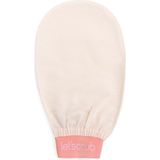 Unisex Banyo Duş Kesesi Peeling Eldiveni%100 Floş İpek (Ekru)