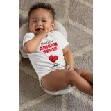 Unisex Bebek Beyaz Beni En Çok Amcam Sever Desenli Kısa Kol Body 3003b, 3 Yaş