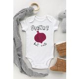Unisex Bebek Beyaz Kısa Kollu Çıtçıtlı Body OİŞBENDE54N