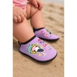 Unisex Bebek Çocuk Deniz Ayakkabısı , Bebek Deniz Ayakkabısı Havuz Ayakkabısı - 26 - 27 - Lila