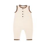 Unisex Bebek Tulum – Pisa Model –%70 Bambu%30 Pamuk – Yumuşak Kumaş – Patiksiz (Bone, 0-3 Ay)