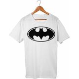 Unisex Beyaz Batman T-Shirt - XL