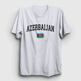 Unisex Beyaz Bayrak Flag V2 Azerbaycan Azerbaijan T-Shirt 536563TT