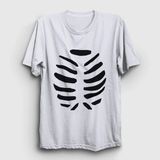 Unisex Beyaz Cadılar Bayramı Halloween Çift Sevgili Iskelet T-Shirt 580870TT - XL