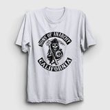 Unisex Beyaz California Sons Of Anarchy T-shirt 214170tt
