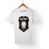 Unisex Beyaz Call Of Duty T-Shirt