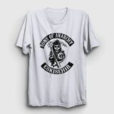 Unisex Beyaz Eskişehir Sons Of Anarchy T-Shirt 214580TT - L